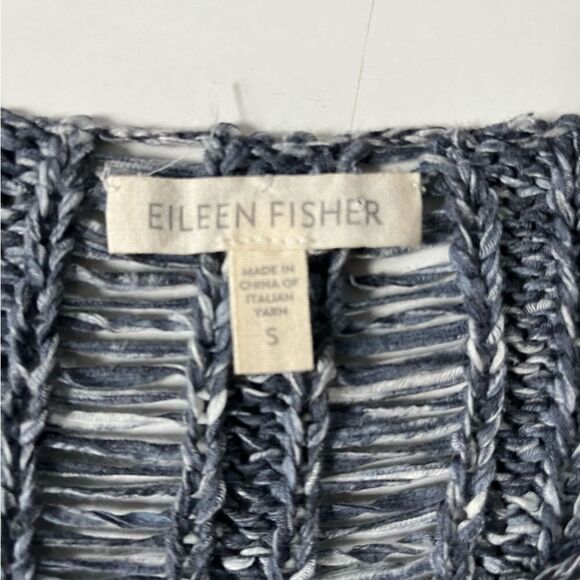 Eileen Fisher Cotton Wonder Ladder Pullover Small - Picture 3 of 7
